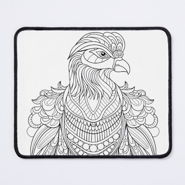 Item preview, Eagle Coloring Page Pattern  designed and sold by DavidColoring.