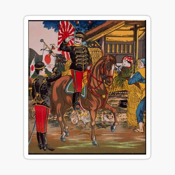 Vista previa del artículo con la obra «Zodíaco japonés, Caballo8», diseñado y vendido por LuckyZodiac.
