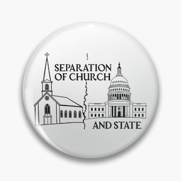 Vista previa del artículo con la obra «Separación de la iglesia y el estado», diseñado y vendido por HowToCanadian.
