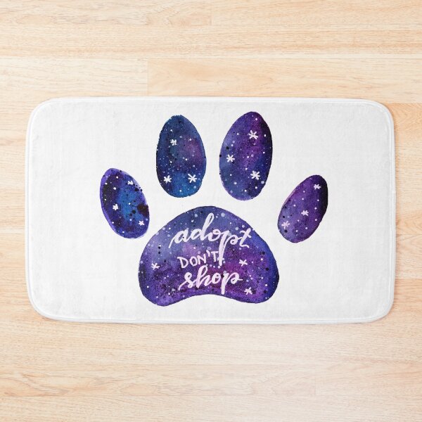 Item preview, Adopt don't shop galaxy paw - purple designed and sold by wackapacka.