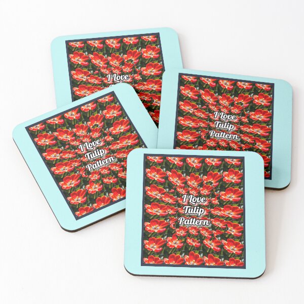 Item preview, Red Tulips Pattern designed and sold by Patternflower.