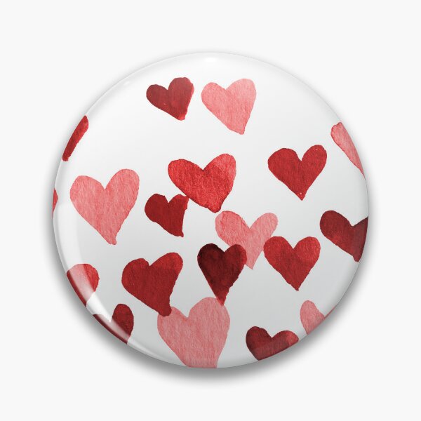 Item preview, Corazones de acuarela de San Valentín – rojo designed and sold by wackapacka.
