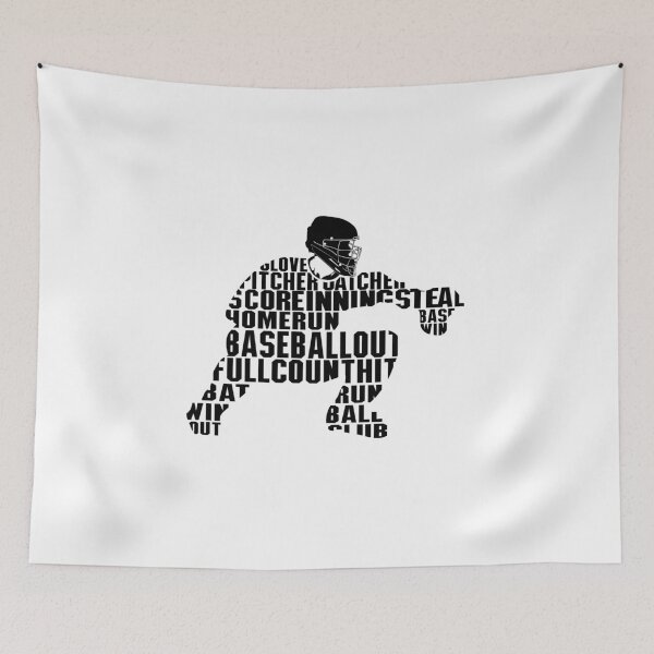 Item preview, Word Art Baseball Catcher Logo designed and sold by Digitising Booth.