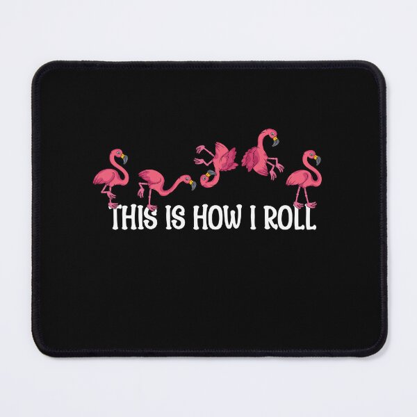 Item preview, Flamingo Lover Kids How I Roll Funny Pink Flamingo designed and sold by DSWShirts.