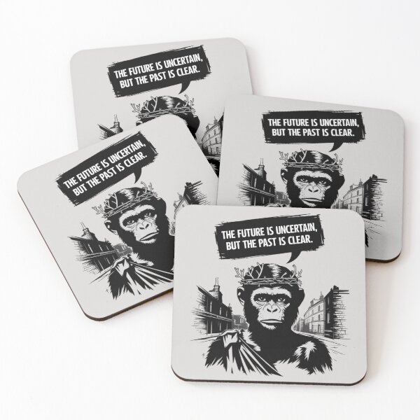 Item preview, Caesar from the Planet of the Apes - The future is uncertain, but the past is clear. designed and sold by 123ks.