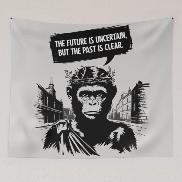 Item preview, Caesar from the Planet of the Apes - The future is uncertain, but the past is clear. designed and sold by 123ks.