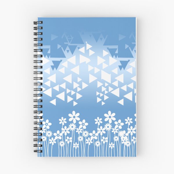 Item preview, Blue and white background, flower triangle designed and sold by KwangCB.