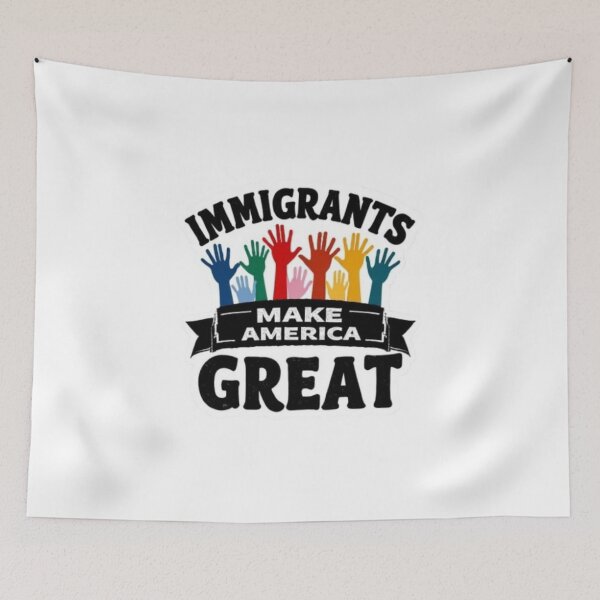 Item preview, Immigrants Make America Great - Unity & Strength designed and sold by xMErCUrY03x.