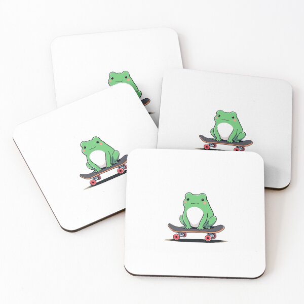 Item preview,  Modern Trendy Skateboarding Frog  Cute Froggy on a Skateboard  designed and sold by SOUFIANE1991.