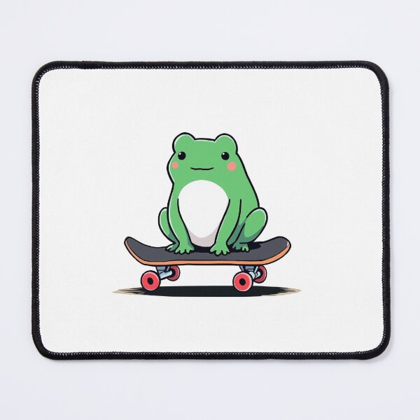 Item preview,  Modern Trendy Skateboarding Frog  Cute Froggy on a Skateboard  designed and sold by SOUFIANE1991.