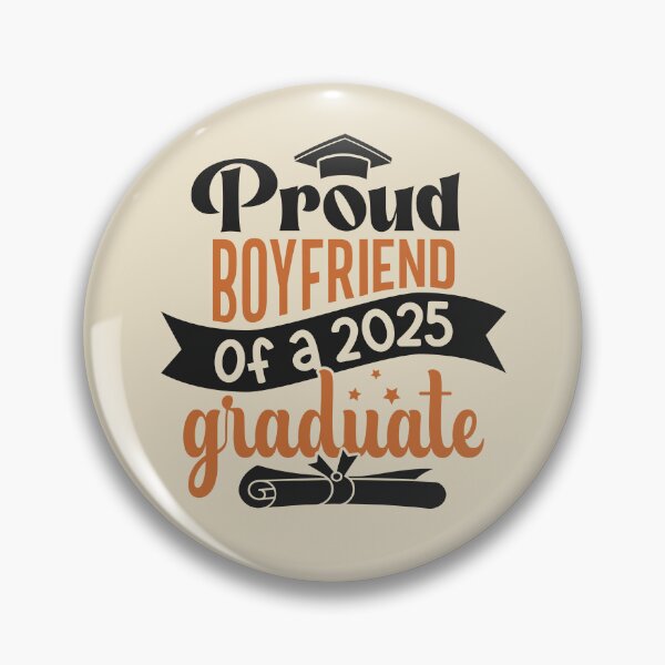 Item preview, Proud Boyfriend Of A 2025 Graduate Family Member Graduation designed and sold by eclecTEEq.