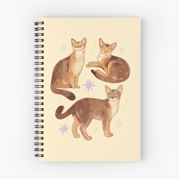 Item preview, Cute Abyssinian Cat Illustration – Adorable Feline Art for Cat Lovers designed and sold by YaraCuteArt.