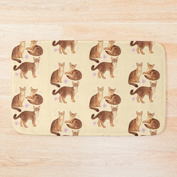 Item preview, Cute Abyssinian Cat Illustration – Adorable Feline Art for Cat Lovers designed and sold by YaraCuteArt.