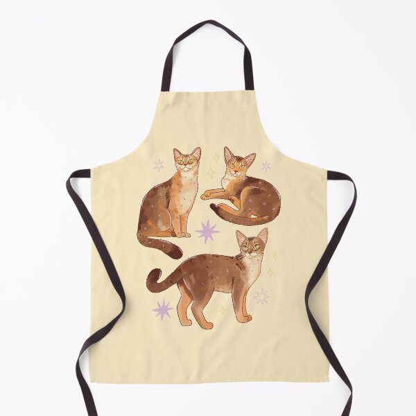Item preview, Cute Abyssinian Cat Illustration – Adorable Feline Art for Cat Lovers designed and sold by YaraCuteArt.
