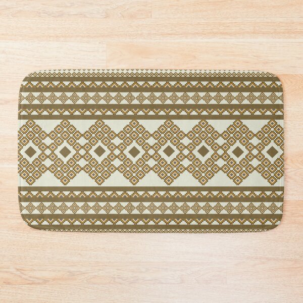 Item preview, Seamless pattern border  about carpet,  clothing ,fabric, folk,batik,wallpaper, backdrop, rug,sarong, tablecloth,pillowcase,background designed and sold by Wunnipaogtun.