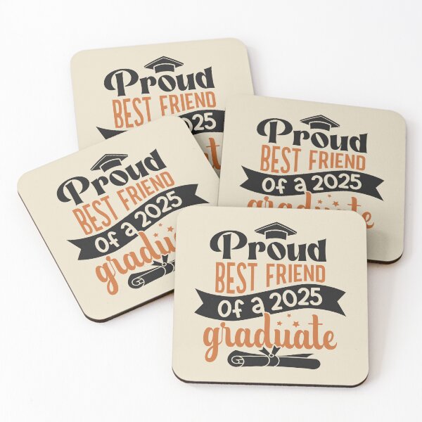 Item preview, Proud Best Friend Of A 2025 Graduate Family Member Graduation designed and sold by eclecTEEq.