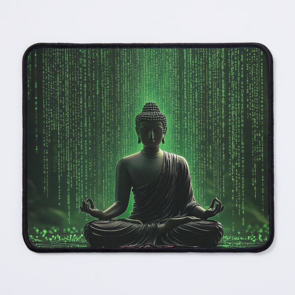 Item preview, The Matrix of Enlightenment – Cyber Buddha designed and sold by JoshOohAhhLand.
