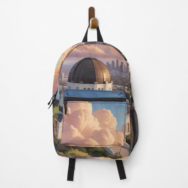 Item preview, Los Angeles: Downtown Skyline & Griffith Observatory at Sunset designed and sold by LSVart.