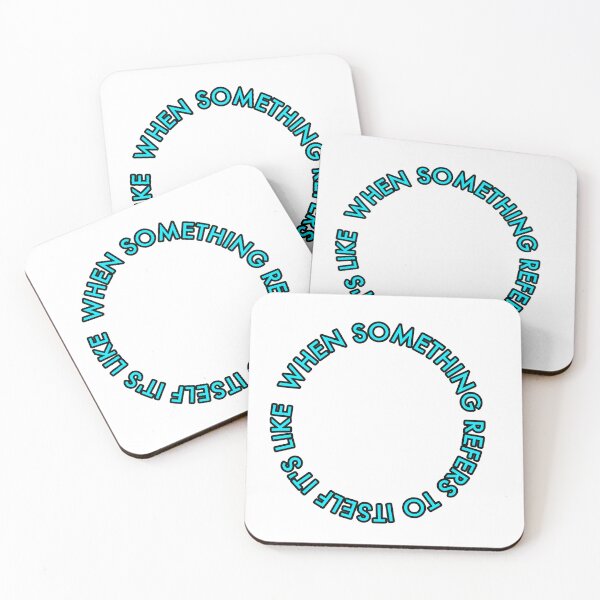 Item preview, Recursion: When something refers to itself it's like... (repeat) designed and sold by GetContented.