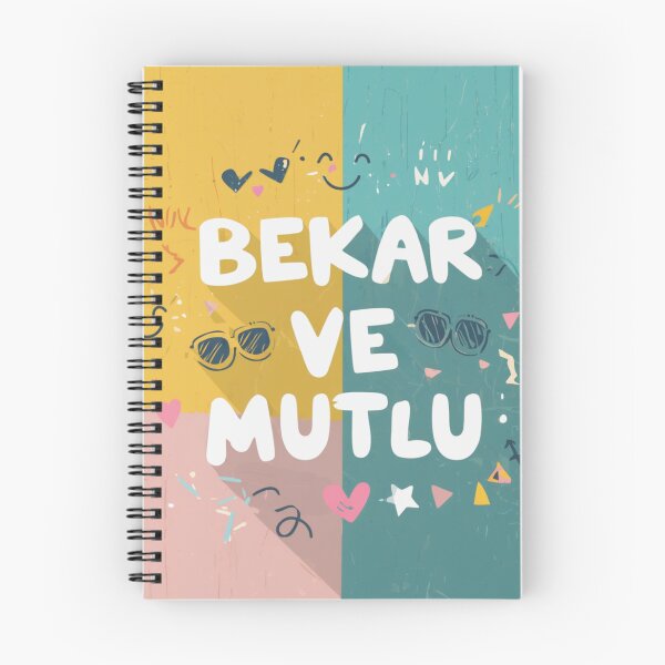 Item preview, Bekar ve Mutlu - Funny Single Life Typography Design designed and sold by DscapeDesigns.