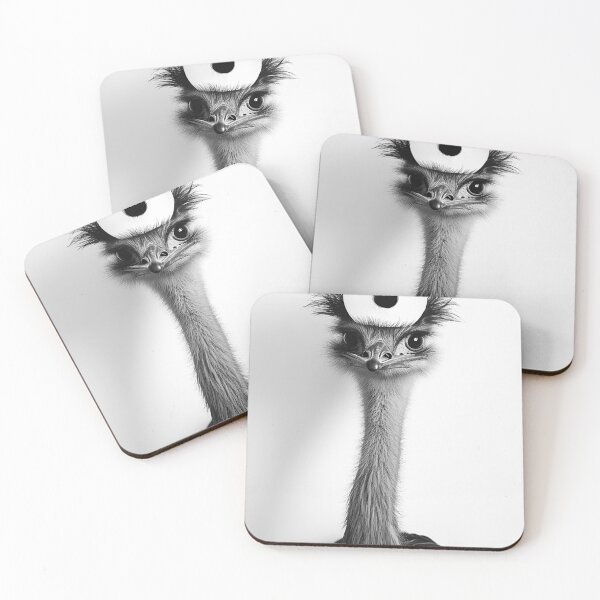 Item preview, Emu in Bathroom with Toilet Paper on Head designed and sold by CheekyAnimalz.