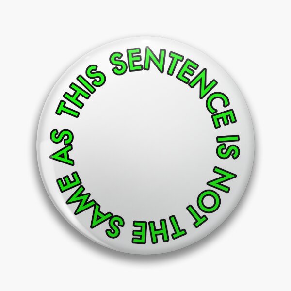 Item preview, Recursion: This sentence is not the same as... (repeat) designed and sold by GetContented.