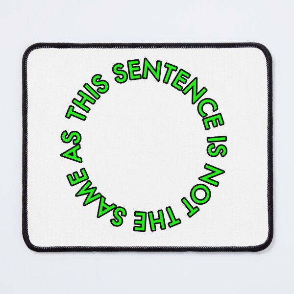 Item preview, Recursion: This sentence is not the same as... (repeat) designed and sold by GetContented.
