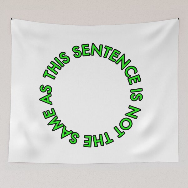 Item preview, Recursion: This sentence is not the same as... (repeat) designed and sold by GetContented.