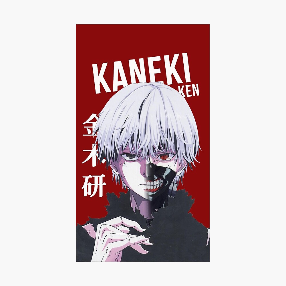 Ken Kaneki Tokyo Ghoul Poster By Unesaiyajin Redbubble