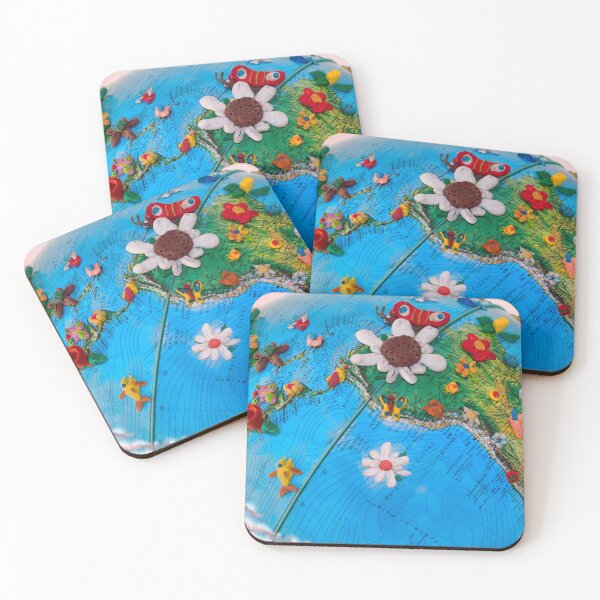 Item preview, Flowered South America Map designed and sold by Marco Varrone.