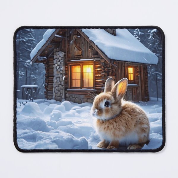Item preview, Baby Rabbit on the Snow designed and sold by M-Y-A-R-T-.