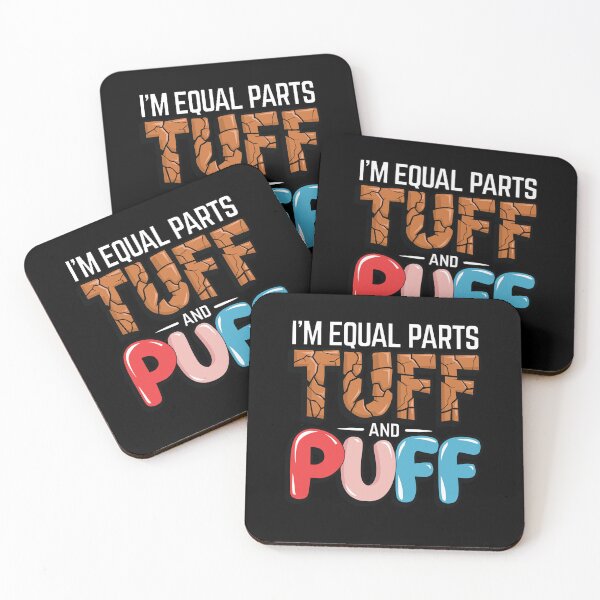 Item preview, Equal Parts Tuff & Puff Funny Strength & Softness designed and sold by wrestletoys.
