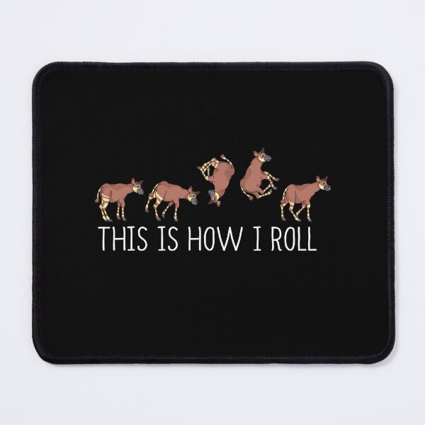 Item preview, Okapi Lover Kids How I Roll Funny African Animal Okapi designed and sold by DSWShirts.