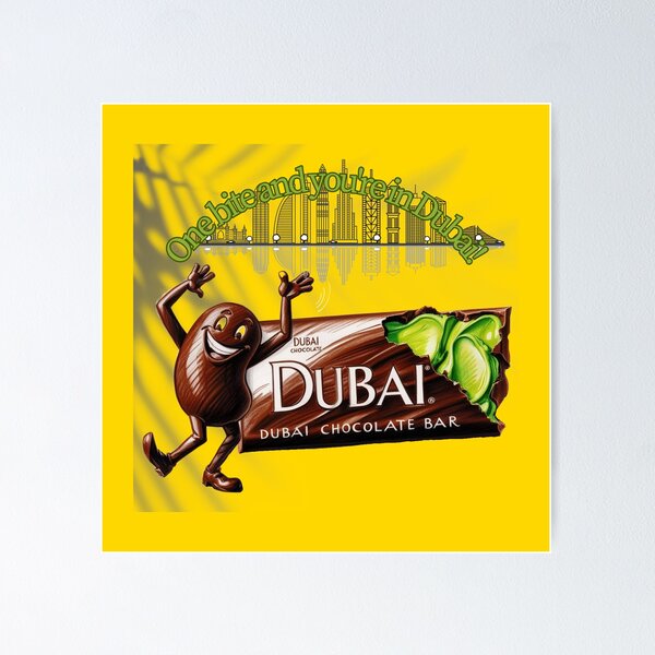 Item preview, Dubai Chocolate Bar | One Bite & You’re in Dubai – Luxury Gourmet Art designed and sold by Art Garden.