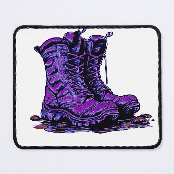 Item preview, Muddy Boots (Purple and Blue) designed and sold by GetContented.