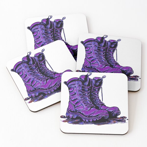 Item preview, Muddy Boots (Purple and Blue) designed and sold by GetContented.