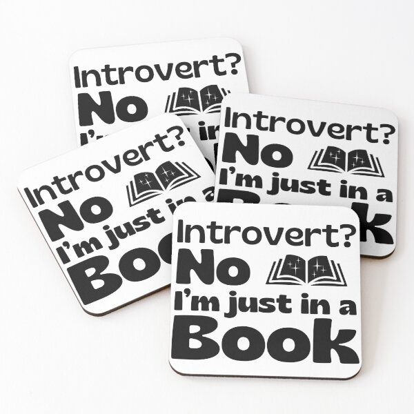 Item preview, Introvert? No, I'm Just In A Book designed and sold by Zeemazoo.