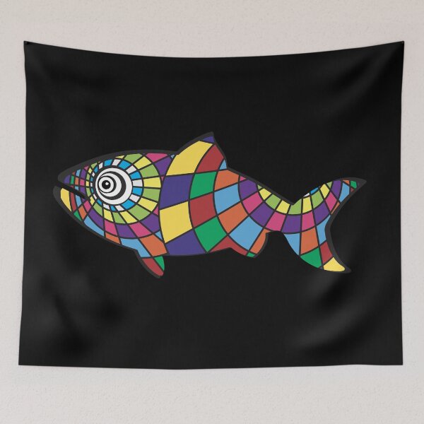 Item preview, Fish Optical Art designed and sold by Wolagno.