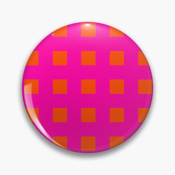 Item preview, Hot Pink and Orange Square Check Pattern designed and sold by OneThreeSix.