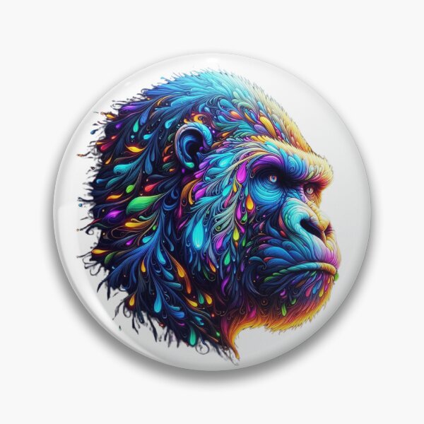 Item preview, Cosmic Glowing Gorilla designed and sold by GloriousArtSKD.
