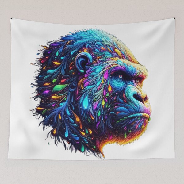 Item preview, Cosmic Glowing Gorilla designed and sold by GloriousArtSKD.