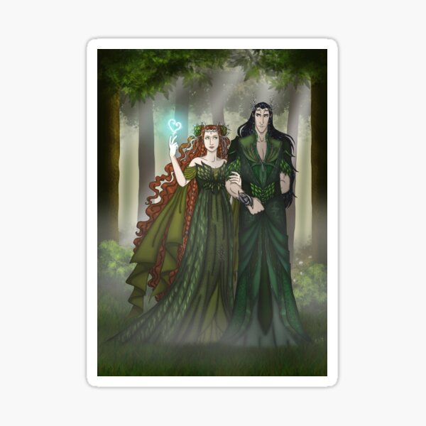Titania und Oberon Sticker