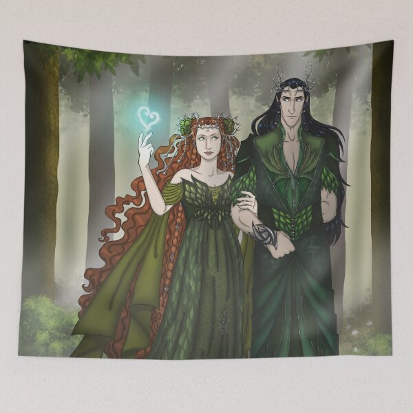 Item preview, Titania and Oberon designed and sold by wolfanita.