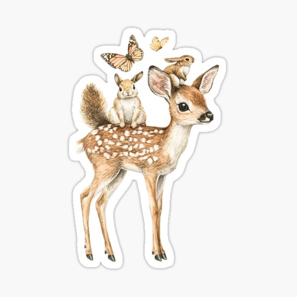 Artikel-Vorschau von Wandkunst im Bambi-Design, designt und verkauft von Infinitives .