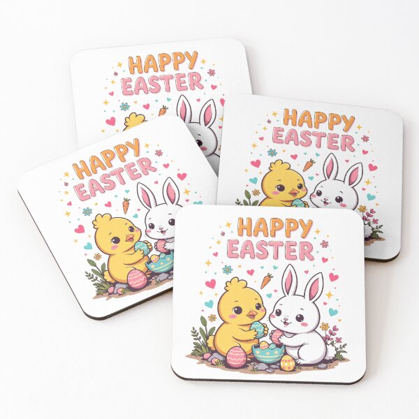 Item preview, Easter Buddies: A Colorful Celebration designed and sold by FortuneWildCat.
