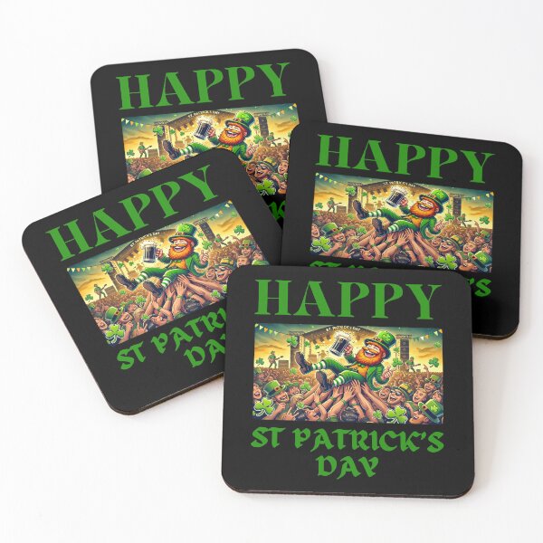 Item preview, Happy St Patrick's Day - Crowd Surfing At Concert designed and sold by Manic Merch Designs.