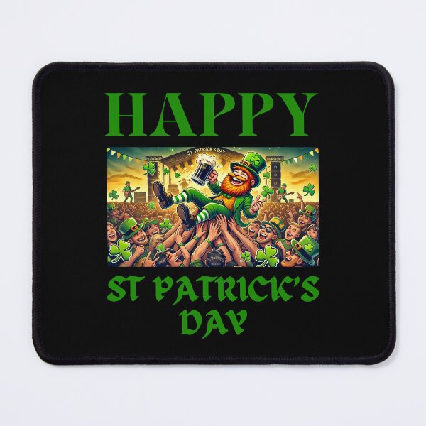 Item preview, Happy St Patrick's Day - Crowd Surfing At Concert designed and sold by Manic Merch Designs.