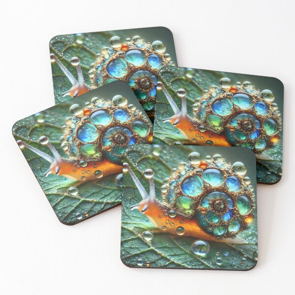 Item preview, Bejewelled snail designed and sold by Vibranta Studio.