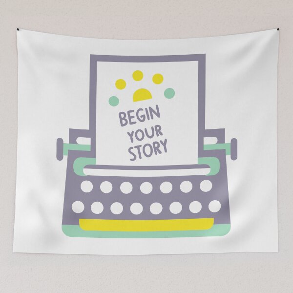 Item preview, Typewriter - author's motivational quote designed and sold by TheHellSong.