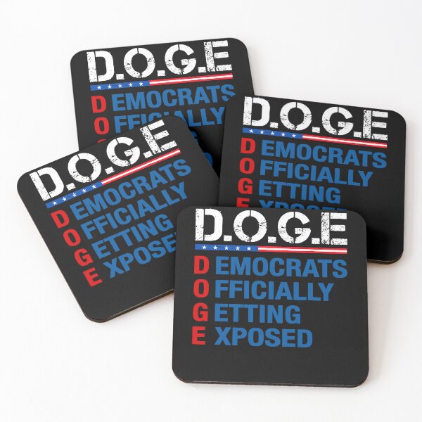 Item preview, D.O.G.E DOGE Democrats Officially Getting Exposed designed and sold by SnarkoClothes.